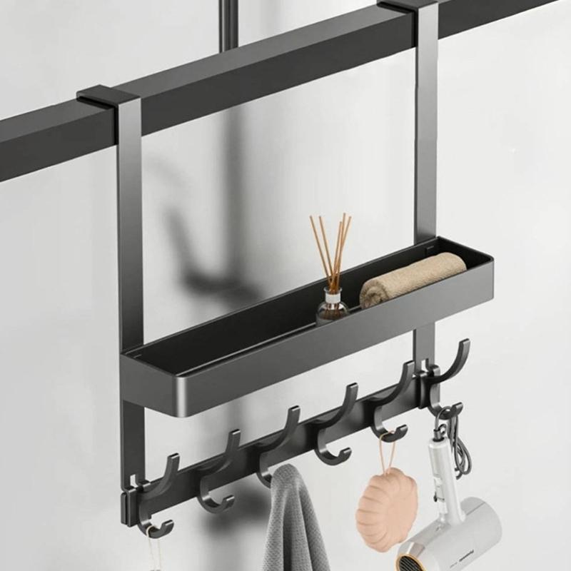 Door Back Hooks For Hanging Coat Bags Towels Heavy Duty Rustproof Over The Door Hanger Organizers Space Saving Home Storage