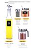 Glass Kitchen Salt Shaker & Seasoning Jar Set - Household Combination Pack