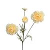 1PC 4 Heads Artificial Peony Flowers Silk Peony Color Fake Bouquet Flower Arrangement Bouquet Peony Wedding Garden Decoration