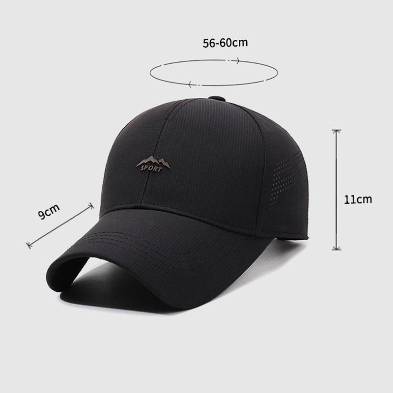 Jaro Léto Středního věku Pánská kšiltovka Čepice na opalování Outdoor Dad Cap Prodyšná kšiltovka