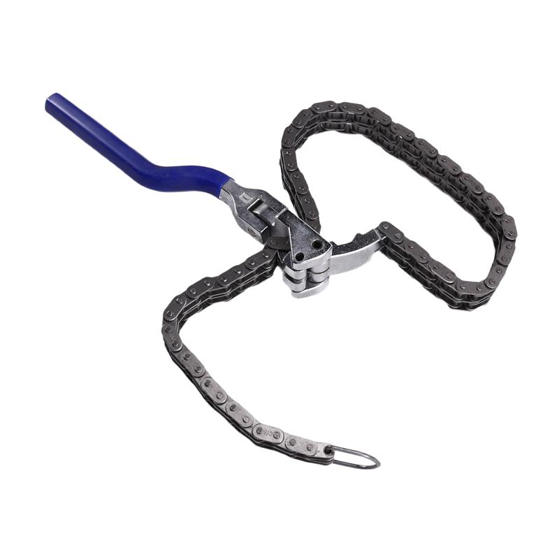 Auto Handle Tools Chain Type Oil Filter Wrench Spanner Long Handle Ergonomic Auto Car Repairing Tool Set