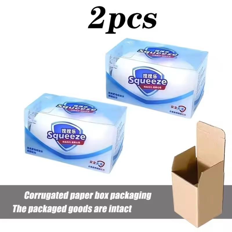 Simulation Asmr Crunchy Soap Ball & Corn & Pudding Squishy Toy Sensory Toy Anti-Anxiety Stress Anxiety Relief Decompression Toy