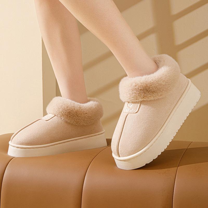 Platform cotton shoes winter 2025 new fashion thickened cool ruyi warm cotton tow snow boots