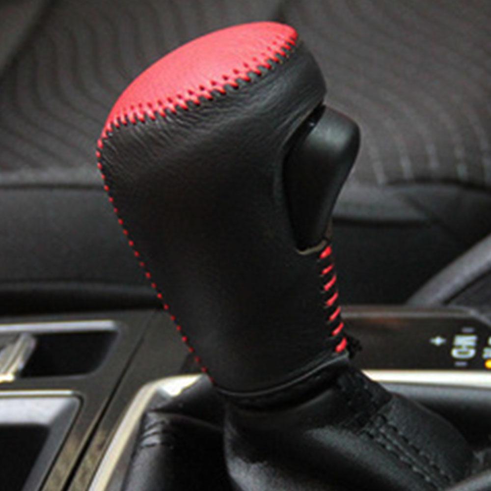 1 Stück AT Echtleder Schalthebelabdeckung Für 2013-2020 Mazda 3 2014-2020 6 2015-2021 CX-5 2017-2021 CX-3 2019-2021 CX-8