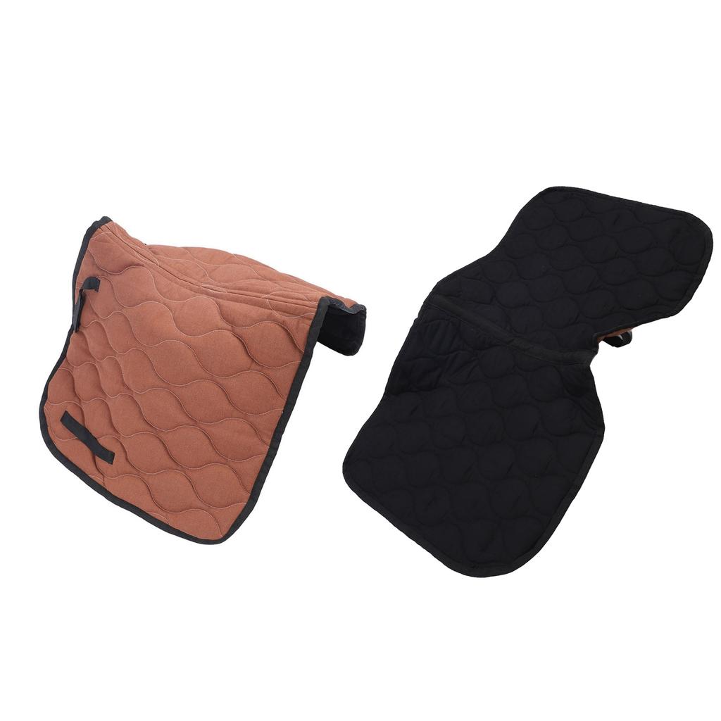 ABRASING Proof Horse Saddle Pad, PU Lther Horse Saddle with Strong Brthability 42.13x25.59in
