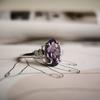 Silver Ring with Natural Amethyst 5.397ct, Item Weight 4.19 G (2189299)