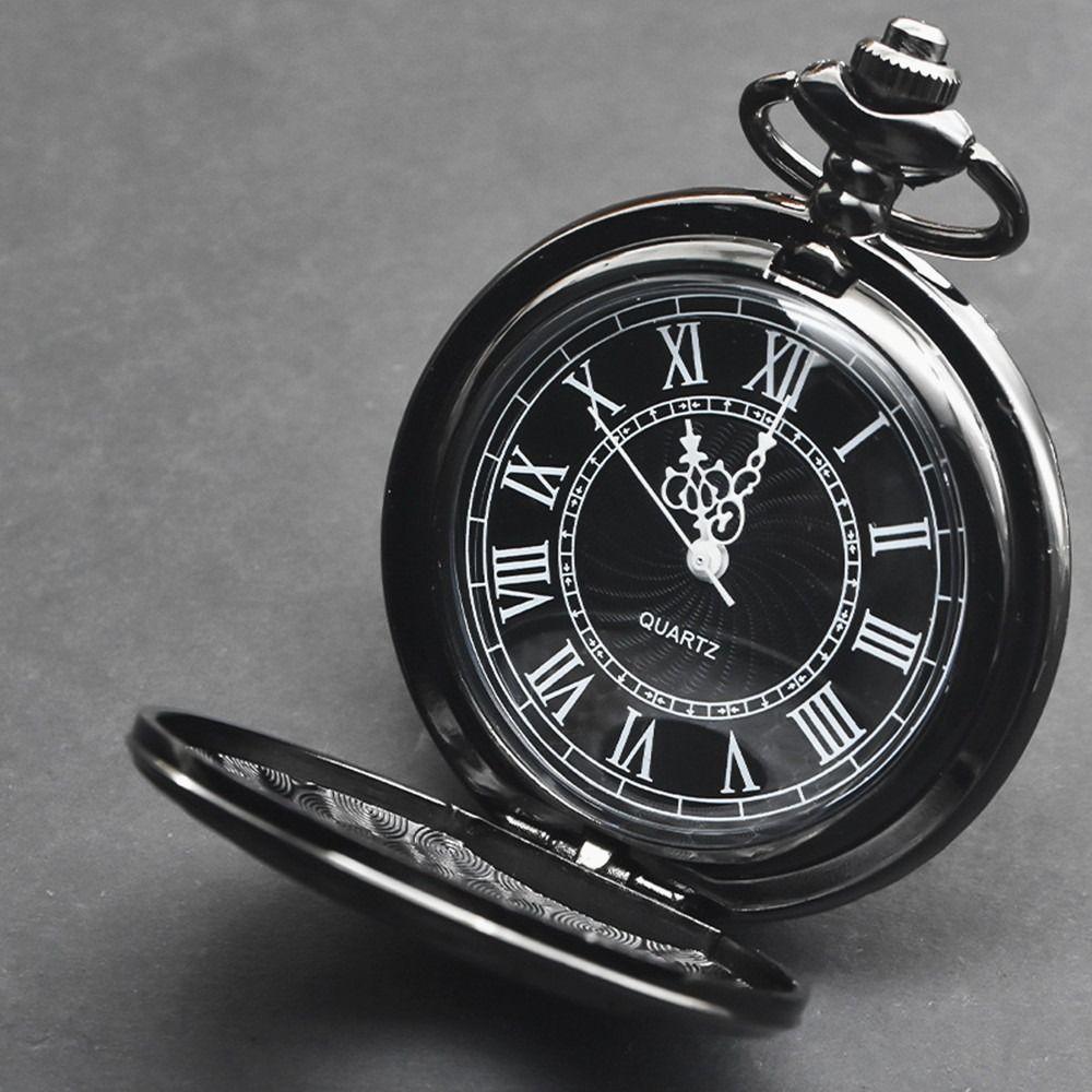 Hollow Gear Design Pendant Clock Chain Vintage Style Steampunk Pocket Watch For Men Women