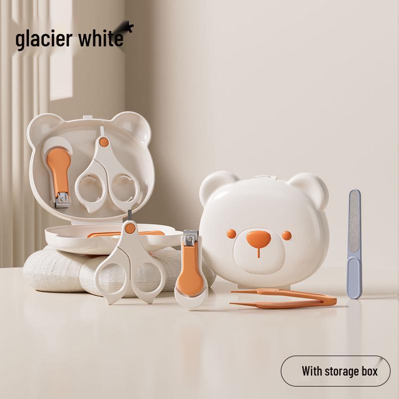 Safe Baby Nail Clipper Set: Anti-Pinch Scissors & File for Newborns and Children