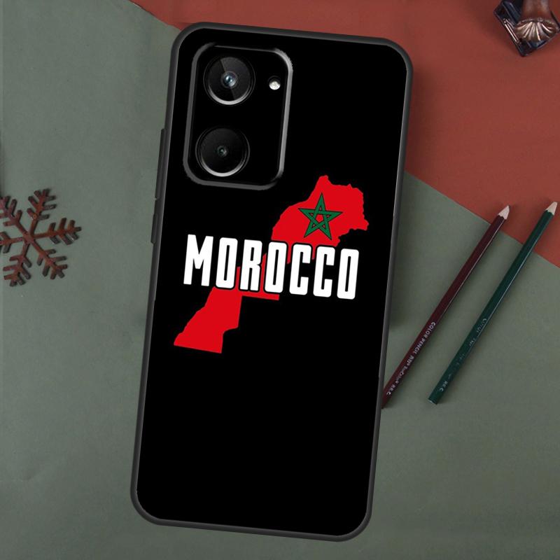 

Morocco Flag Moroccan Case For Realme C55 C51 C75 C63 C61 C53 C35 C65 C67 C71 11 12 13 14 15 Pro Plus GT6 GT7 Pro Realme 14 Pro Plus