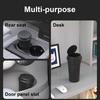Cup-Shaped Car Trash Can Portable Automotive Garbage Bin, Travel Camping Road Trip Driving Truck SUV Backseat Commuting Supplies