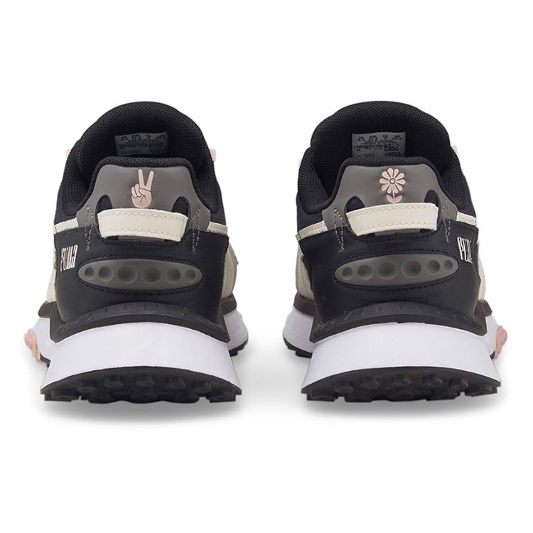 Puma  Wild Rider Downtown Black Ivory Women Sneakers 384417-01