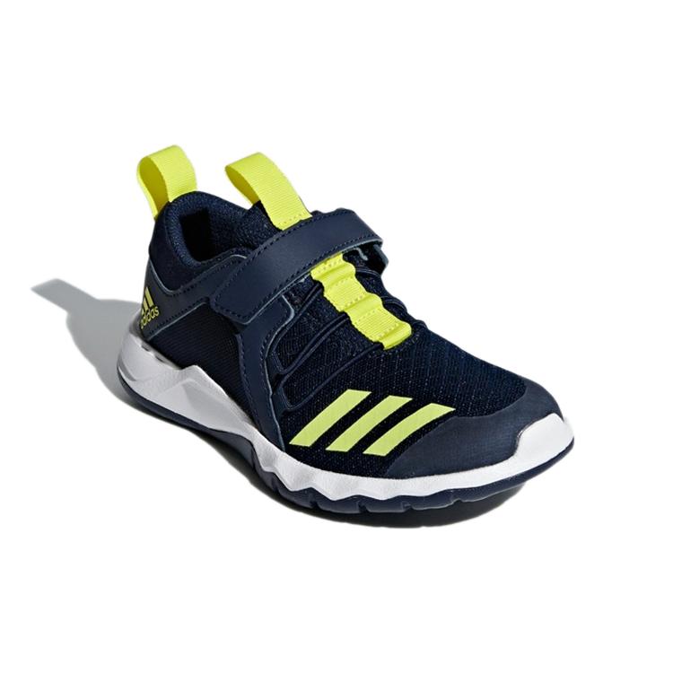Adidas Rapidaflex El K Mesh Breathable Low top Kids' Running Shoes Blue Yellow Kids' D96632