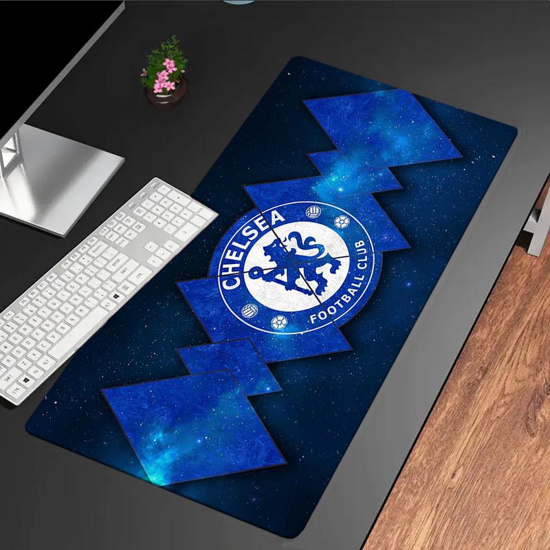 Blue Chelsea Football Club Logo Mouse pad, Gaming Mouse Pad, keyboard pad, Desk Decor for computer notebook Fan Gift Birthday Gift