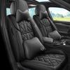 Faux Leather Car Seat Covers for Bluebird Sylphy Classic, Qashqai, Tiida Sun