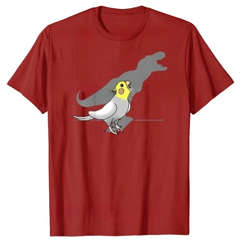 Cute Screaming Parrot Birb Funny Cockatiel T Shirts Graphic Streetwear Short Sleeve Birthday Gifts Summer Style Tshirt Women