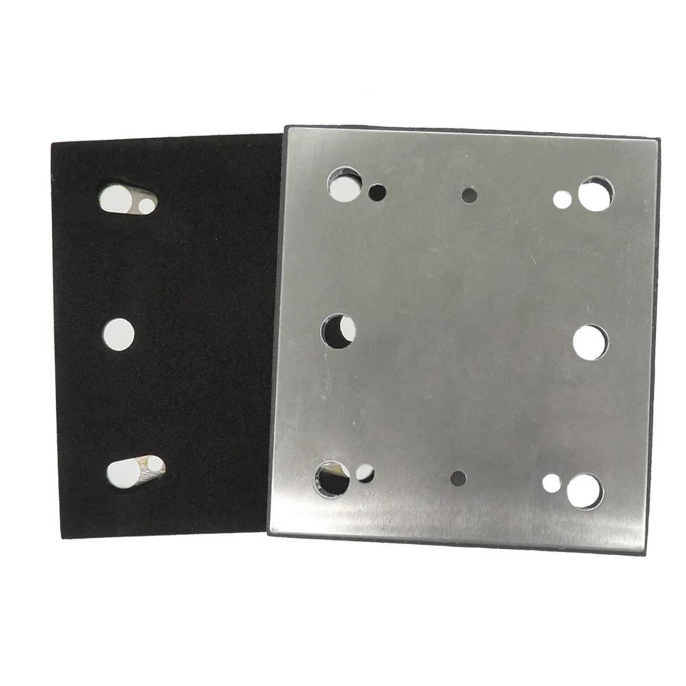 Backing Pad 100*110mm 6 Holes Replacement Square Polishing Disc For 158324-9 BO4556 14000OPM Finishing Sander Pad
