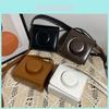 Vintage Mini Camera Bag For Kids Stylish Waterproof Pu Crossbody Purse For Boys And Girls