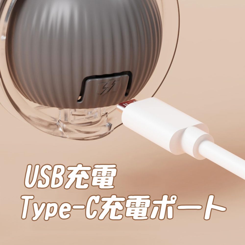 Electric Cat Ball Automatic Cat Toy for Cats and 3 Speed and Includes Bird Sounds and Flashing LED Helps Relieve Stimulates Hunting Instincts Toy,