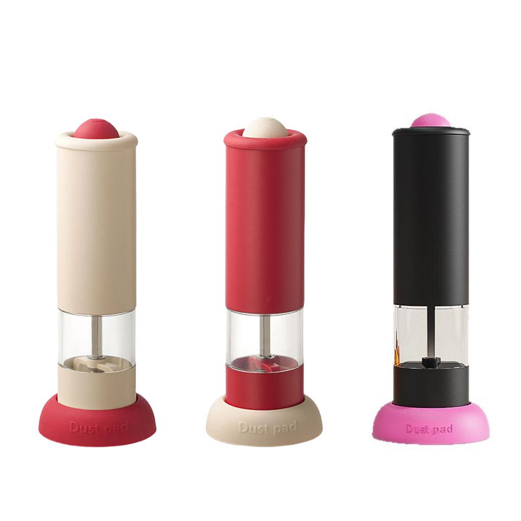 Rechargeable Peppercorns Grinder with Transparent Window Adjustable Coarseness Electric Spices Mill Kitchen Accessory