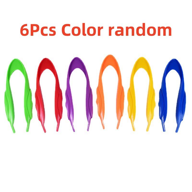 

6Pcs Kids Plastic Tweezer Experiments Tools Biology Science Study Tweezer Toys Kindergarten Educational Plaything Kids Gifts