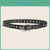 Punk Style Rivet Star Hollow Personality Belt Decoration European And American Fashion Buckle Belt Trendy Pants Belt In Stock