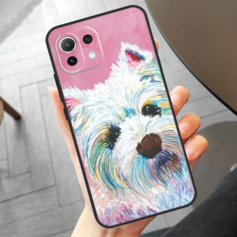 West Highland Terrier Westie Funda For POCO F6 X6 Pro X5 X3 F3 F5 M6 M5s Xiaomi 14 Ultra 12 13 Lite 11T 12T 13T Pro Case
