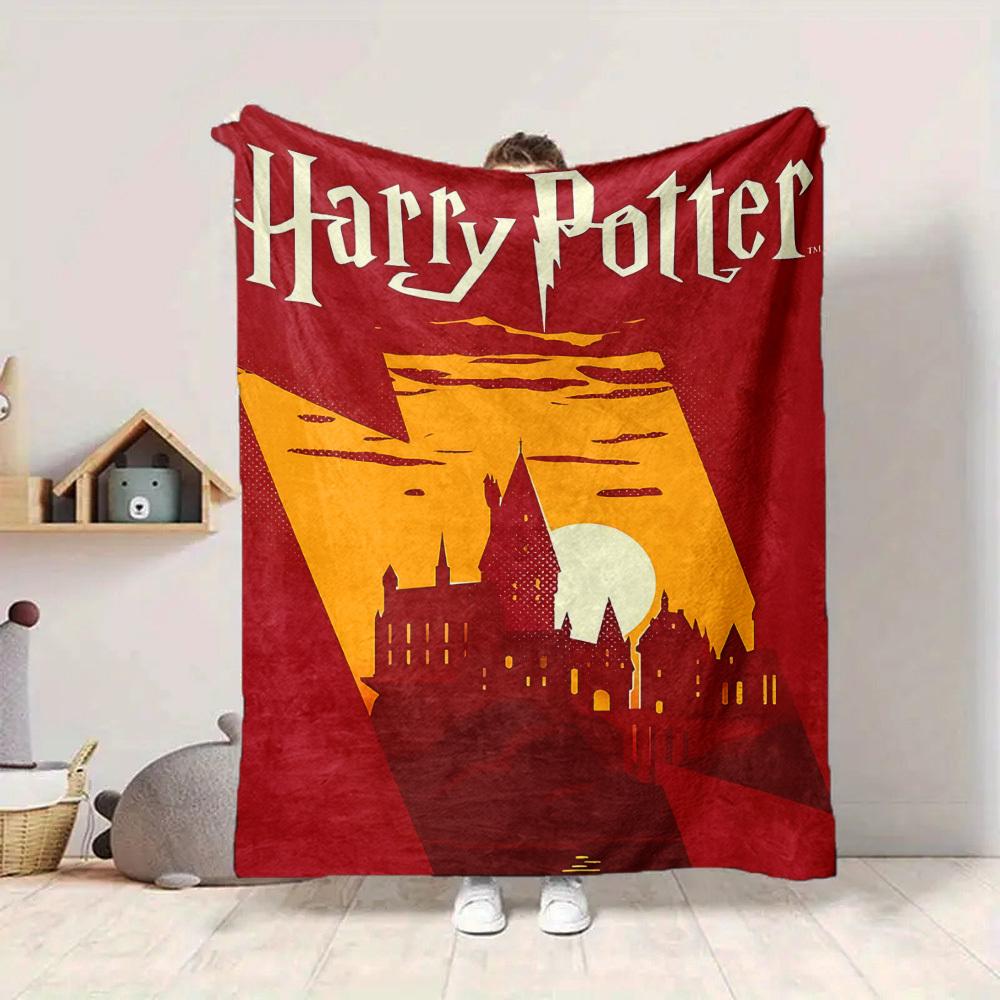 1pc Harry Potter Soft Skin-Friendly Flannel Blanket with Digital Printing, Various Sizes Available for Family, Friends, Birthday