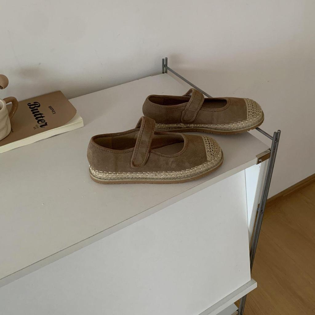 Fashion IPPEUM Chocolate Brown  Women Ballet Flats Shoes 2025 New Fashion Round Toe Mary Janes Shoe