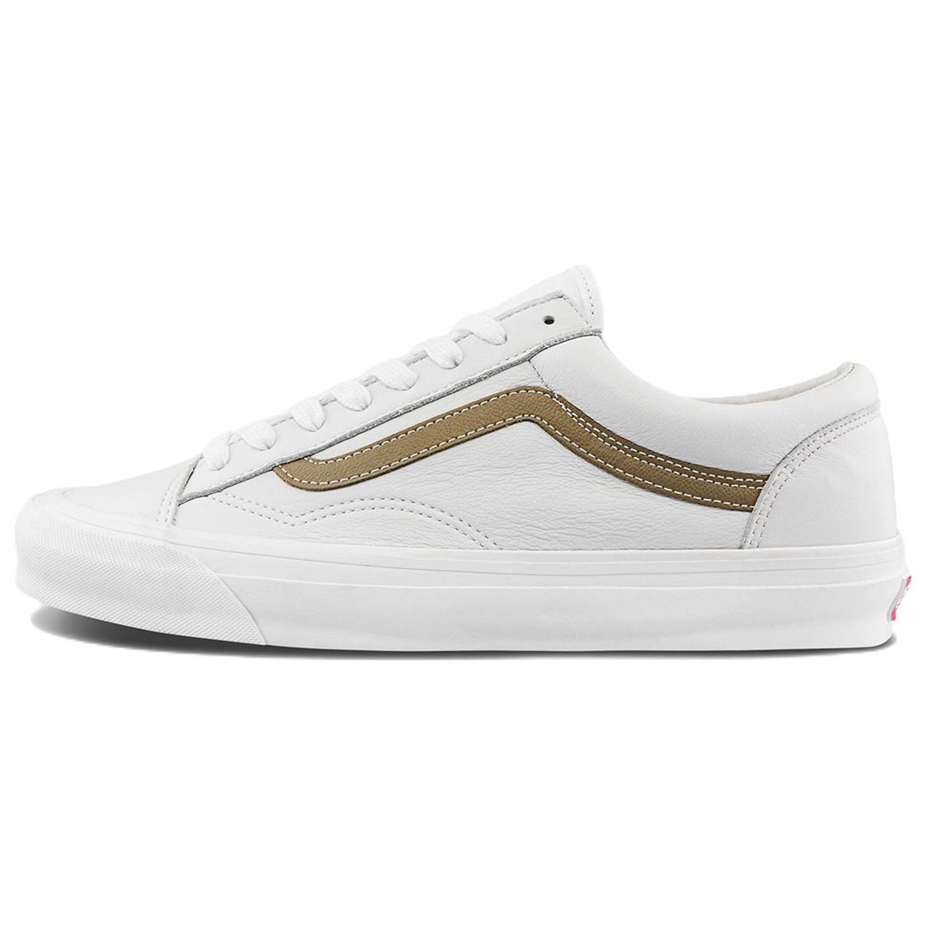 

Кроссовки унисекс Vans OG Style 36 LX White Butternut True-White VN0A4BVEB5K