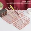 2pcs Multifunctional Household Iron Cosmetics Storage Fruit Holder Plate Container Basket Organizer