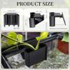 Hydroponic Rack for Aquariums Border Featuring Adjustable and Durability ABS Construction for Plant Displays