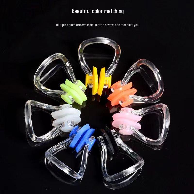 Silicone Nose Clip and Earplug Swimming Set