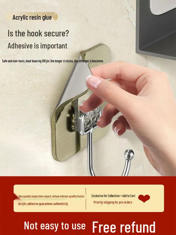 LIEI No-Drill Strong Adhesive Hooks