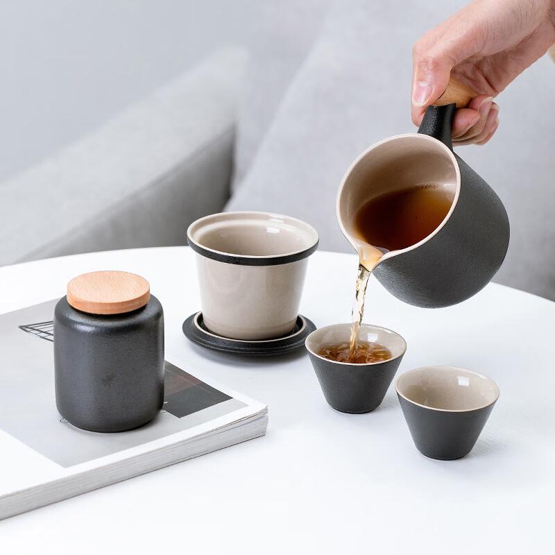 Elegance Ceramic Travel Tea Set