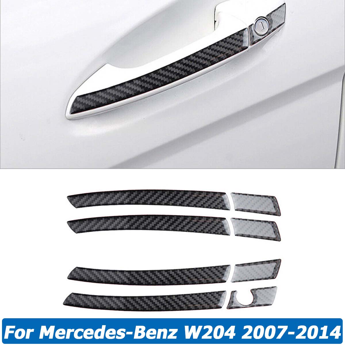 

Внешняя дверная ручка, накладка, наклейка, панель для автомобиля Mercedes Benz W204 C-Class C200 C300 C350 C63 AMG 2008-2014