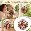 2D Acrylic Round Disc Decorative Wall for Living Room Home Decor
