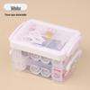 30-Piece Portable Sewing Kit with Three-Layer Storage Box