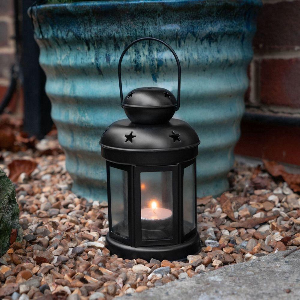 Style Vintage Iron Pendant Models Hanging Lantern Candle Holder Home Decoration Candlestick