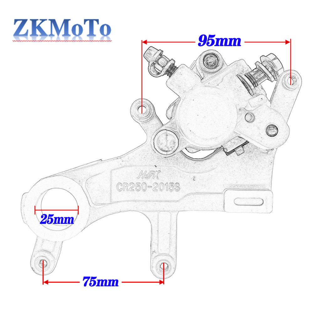 Motorcycle Rear Brake Caliper With Brake Pads For Honda CR250R CRF250R CRF450R CRF250X CRF450X CRF250X CRF450X CRF250RX 2002-22