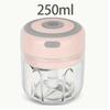 Rechargeable USB Electric Garlic Chopper Mini Onion Chopper Blender  Meat Grinder