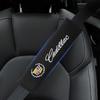 Cotton Car Emblem Badge Seat Belt Cover Shoulder Protection Cushion For Cadillac CT4 Seville ATS Celestiq Ciel Escala SRX XT6 EV XLR ELR Elmiraj EXT