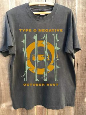 Type O Negative Band Tshirt October Rust Vintage 1996 Album Charcoal Tshirt Unisex T-Shirt