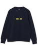 Beams 2025 Spring/Summer Collection Logo Sweatshirt, Men's Navy, Size L, 11131279458