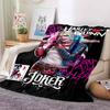 This 3DThe new Suicide Squad printed blanket is a warm and comfortable flannel blanket suitable for bedrooms, sofas, beds, chai