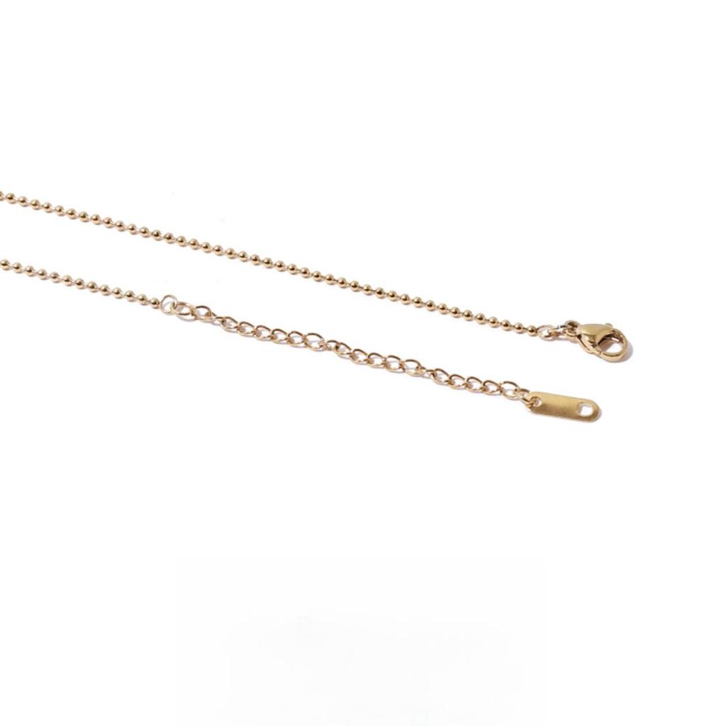 UELSTA Geometric Malachite Bar Pendant Necklace for Women - Sustainable, K18 Gold Plated Stainless Steel, Linear Design, Ethical Malachite,