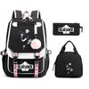 Blue Prison Blue Lock Surrounding Animation Schoolbag Large Capacity Campus Trend Student Backpack Set