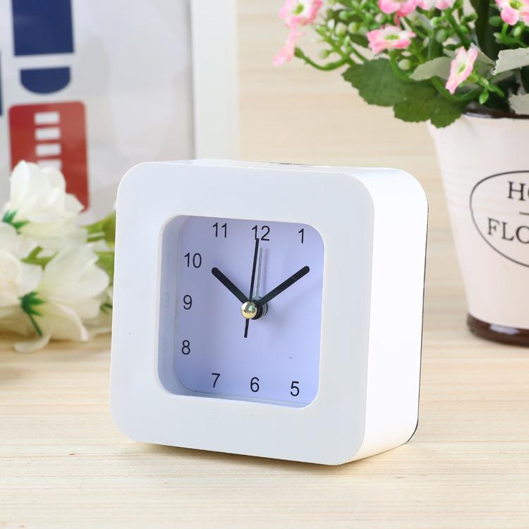 3.5 Inch Desk Clock Quartz Alarm Clock Bedroom Bedside Clock