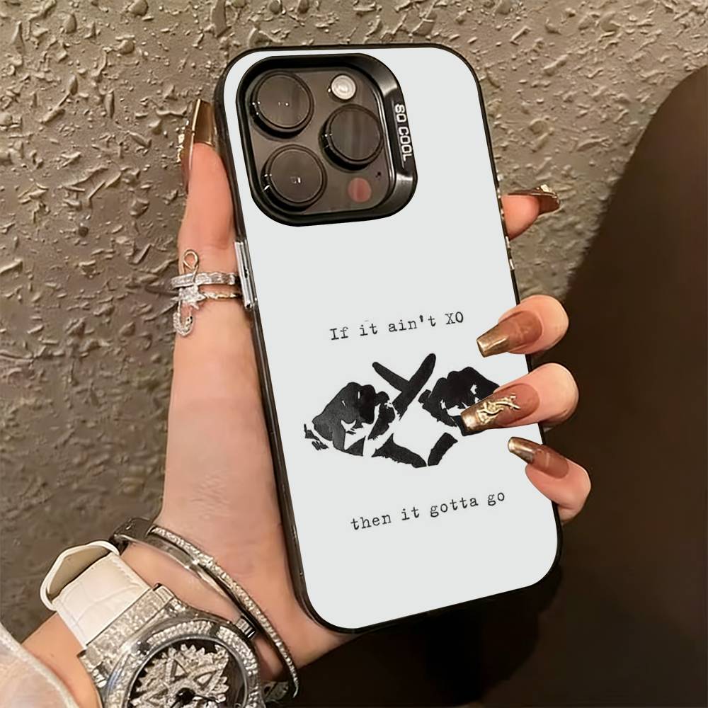 

the W-weeknd D-design Phone Case For iPhone 17,16,15,14,13,12,11 Plus,Pro Max,XS,Colorful Silver Phone case Funda Cover iPhone15promax