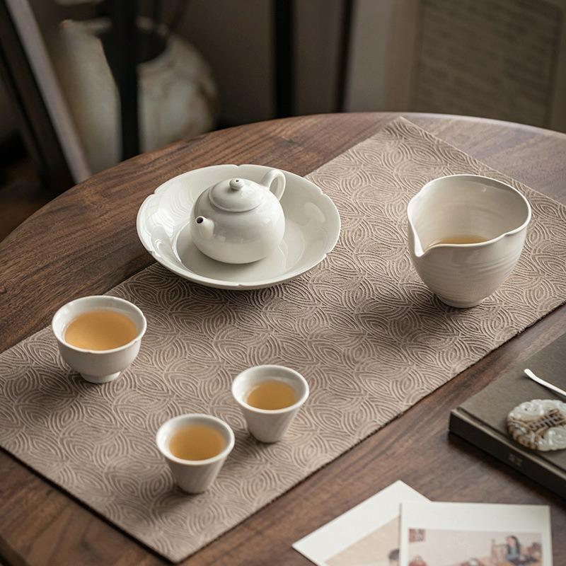 Japanese Style Ceramic Plant Ash Gourd Divide Tea Sharing Pot Heat-Resistant Tea Brewing Household Fair Cup Drinkware Supplies