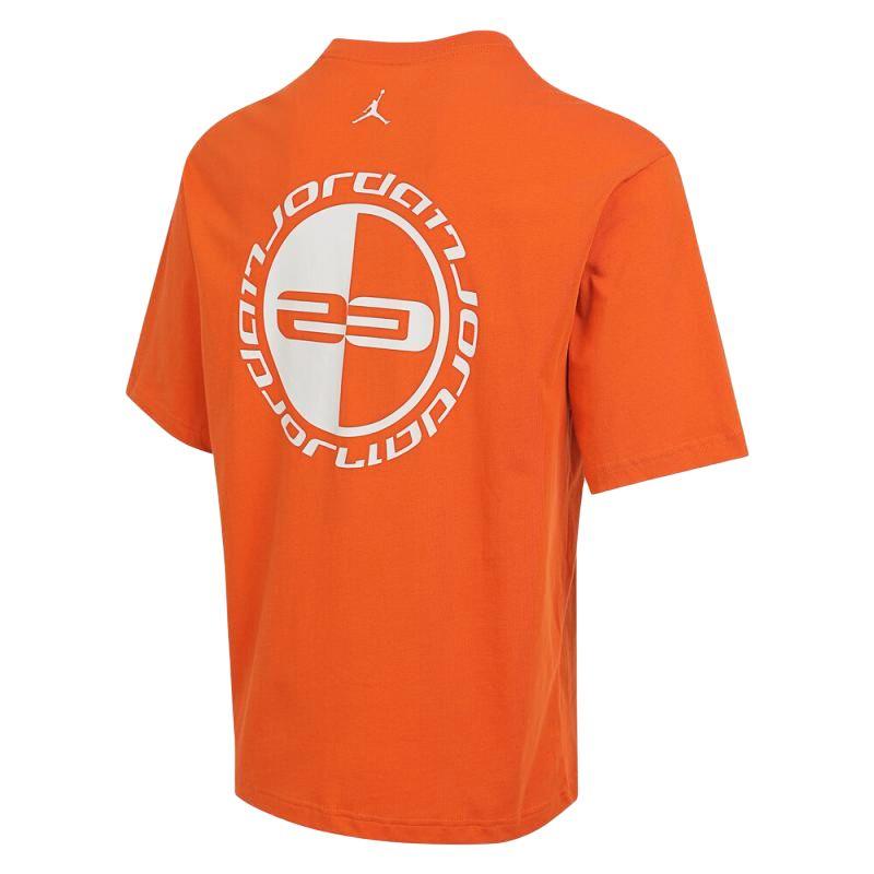 New Jordan T Shirts Men's Orange HQ8945-805